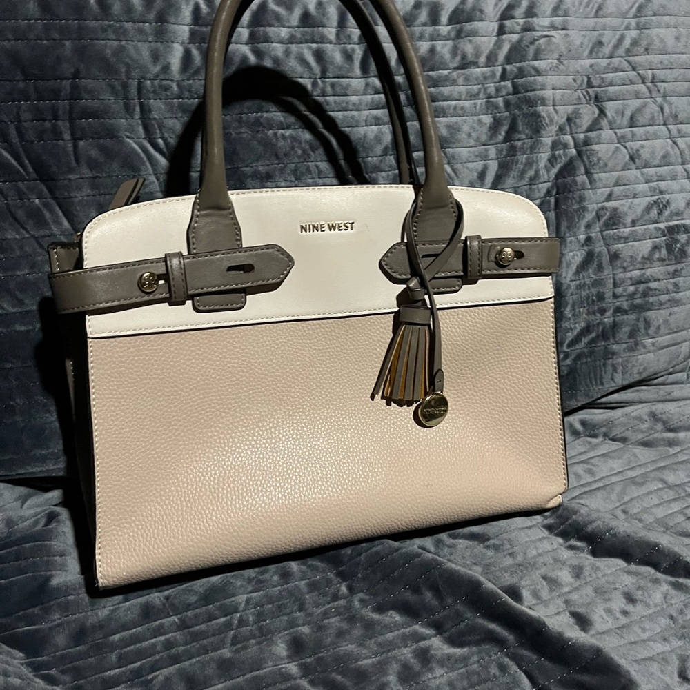 Nine West Beige and Gray Women's Bag